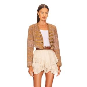 Free People Juliette Cropped Jacket